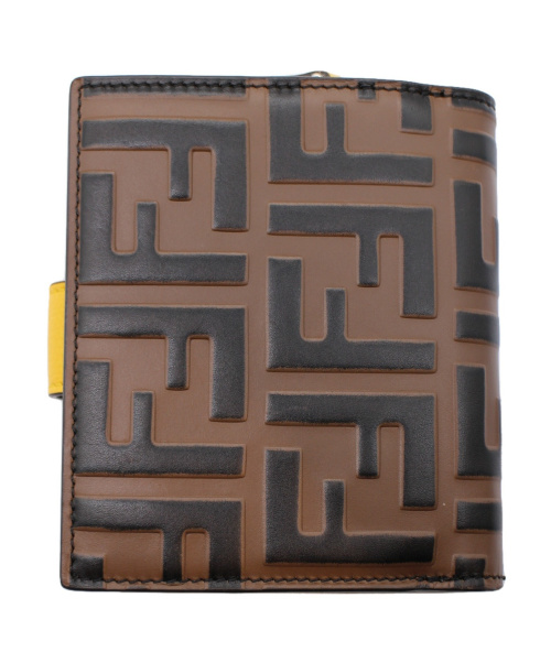FENDI（フェンディ）FENDI (フェンディ) エフ イズ フェンディ 2つ折り財布 ブラウン サイズ:- 8M0386の古着・服飾アイテム