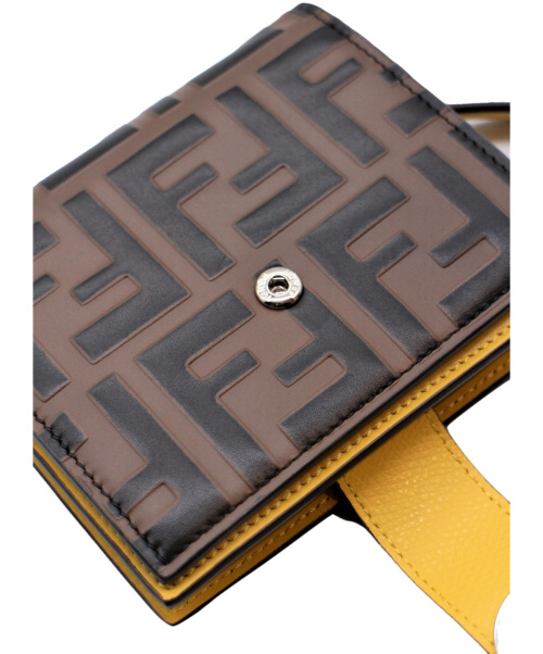 FENDI（フェンディ）FENDI (フェンディ) エフ イズ フェンディ 2つ折り財布 ブラウン サイズ:- 8M0386の古着・服飾アイテム