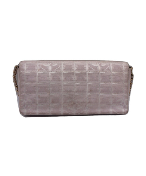 CHANEL（シャネル）CHANEL (シャネル) チョコバー チェーンショルダーバッグ ピンクベージュ サイズ:- ニュートラベルラインの古着・服飾アイテム