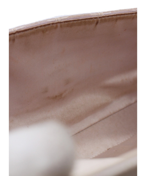 CHANEL（シャネル）CHANEL (シャネル) チョコバー チェーンショルダーバッグ ピンクベージュ サイズ:- ニュートラベルラインの古着・服飾アイテム