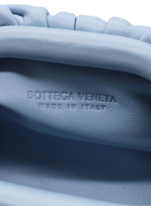 BOTTEGA VENETA（ボッテガベネタ）BOTTEGA VENETA (ボッテガベネタ) ミニ ザ ポーチ ショルダーバッグ ブルー サイズ:-の古着・服飾アイテム
