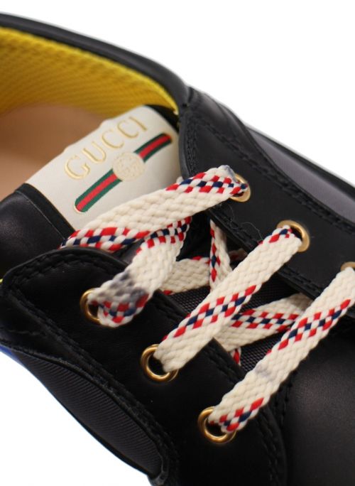GUCCI（グッチ）GUCCI (グッチ) 20SS フレッシュトラックレザースニーカー ブルー サイズ:10+の古着・服飾アイテム