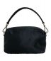 PRADA (プラダ) サテンハンドポーチ ブラック サイズ:-：34800円