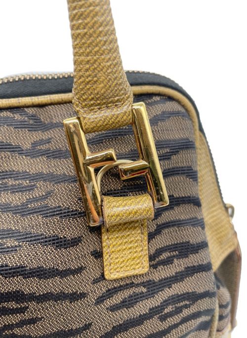 FENDI（フェンディ）FENDI (フェンディ) ゼブラ柄2WAYショルダーバッグ ブラウン サイズ:-の古着・服飾アイテム