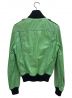 GUCCI (グッチ) レザージャケット グリーン サイズ:46：54800円