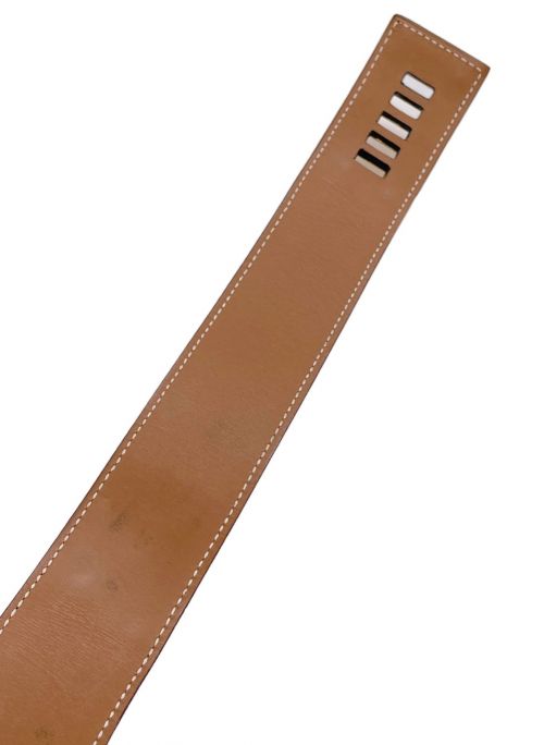 HERMES（エルメス）HERMES (エルメス) コリエドシアンベルト ブラウン サイズ:74の古着・服飾アイテム