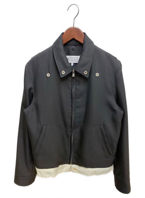 Maison Margiela（メゾンマルジェラ）Maison Margiela (メゾンマルジェラ) ドッキングブルゾン ブラック サイズ:44の古着・服飾アイテム
