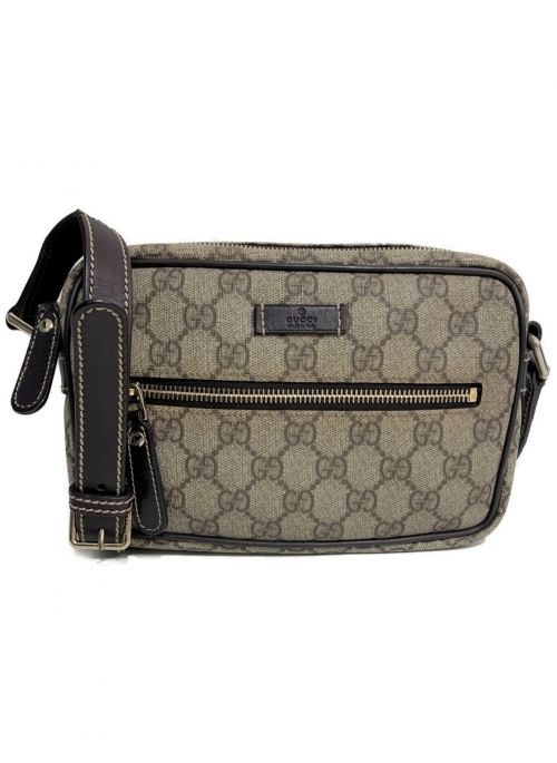 GUCCI（グッチ）GUCCI (グッチ) GGスプリーム ショルダーバッグ ベージュ サイズ:-の古着・服飾アイテム