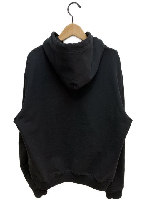 BALENCIAGA（バレンシアガ）BALENCIAGA (バレンシアガ) ロゴプリント ジップパーカー ブラック サイズ:Lの古着・服飾アイテム