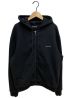 BALENCIAGA（バレンシアガ）の古着「ロゴプリント ジップパーカー」｜ブラック