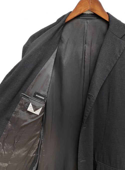 JIL SANDER（ジルサンダー）JIL SANDER (ジルサンダー) テーラードジャケット グレー サイズ:R48の古着・服飾アイテム