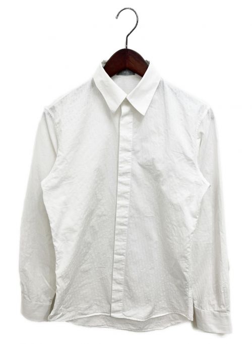 Christian Dior（クリスチャン ディオール）Christian Dior (クリスチャン ディオール) OBLIQUE総柄シャツ ホワイト サイズ:37の古着・服飾アイテム