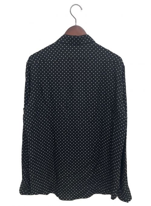 CELINE（セリーヌ）CELINE (セリーヌ) レーヨンドットシャツ ブラック サイズ:40の古着・服飾アイテム