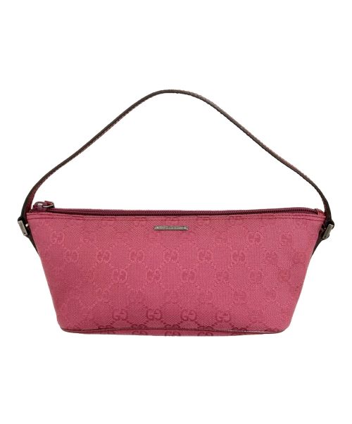 GUCCI（グッチ）GUCCI (グッチ) ハンドポーチ ピンク サイズ:-の古着・服飾アイテム