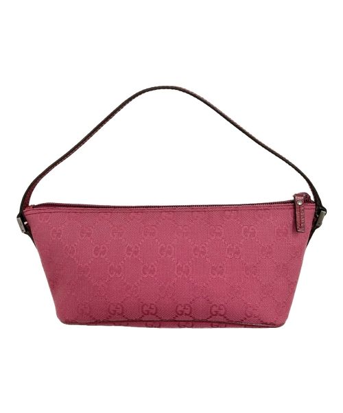 GUCCI（グッチ）GUCCI (グッチ) ハンドポーチ ピンク サイズ:-の古着・服飾アイテム