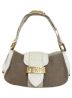 FENDI（フェンディ）の古着「ズッカ切替ハンドバッグ」｜ホワイト