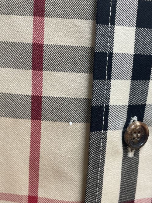 BURBERRY（バーバリー）BURBERRY (バーバリー) 半袖ノバチェックシャツ ベージュ サイズ:XSの古着・服飾アイテム