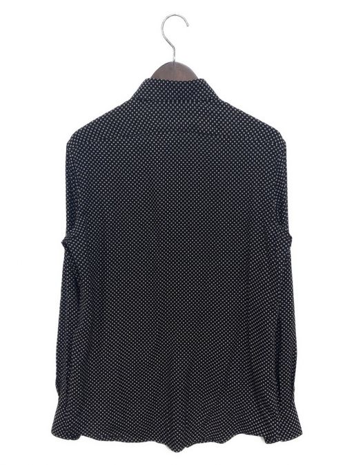 CELINE（セリーヌ）CELINE (セリーヌ) レーヨンドットシャツ ブラック サイズ:38の古着・服飾アイテム