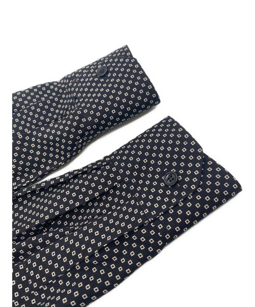 CELINE（セリーヌ）CELINE (セリーヌ) レーヨンドットシャツ ブラック サイズ:38の古着・服飾アイテム