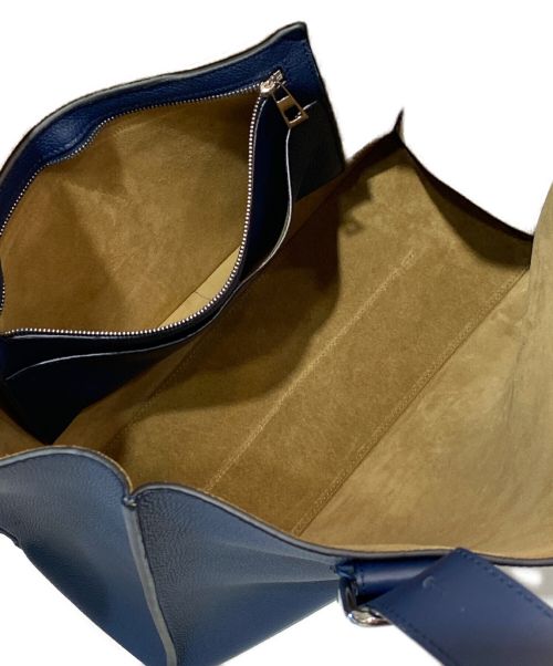 LOEWE（ロエベ）LOEWE (ロエベ) BUCKLE TOTE BAG ネイビー サイズ:-の古着・服飾アイテム