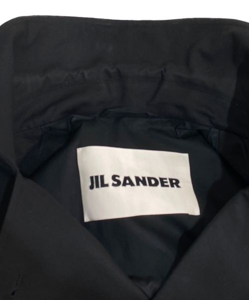 JIL SANDER（ジルサンダー）JIL SANDER (ジルサンダー) ハーフライニングコットントレンチコート ブラック サイズ:44の古着・服飾アイテム