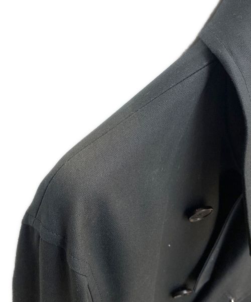 JIL SANDER（ジルサンダー）JIL SANDER (ジルサンダー) ハーフライニングコットントレンチコート ブラック サイズ:44の古着・服飾アイテム
