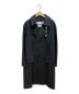 JIL SANDER（ジルサンダー）の古着「ハーフライニングコットントレンチコート」｜ブラック