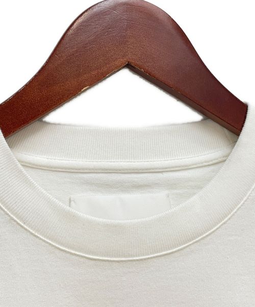 JIL SANDER（ジルサンダー）JIL SANDER (ジルサンダー) 21SS クロッシェパッチTシャツ ホワイト サイズ:Mの古着・服飾アイテム