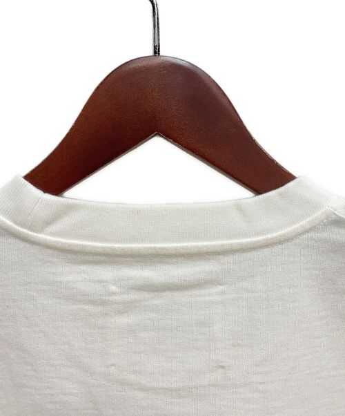 JIL SANDER（ジルサンダー）JIL SANDER (ジルサンダー) 21SS クロッシェパッチTシャツ ホワイト サイズ:Mの古着・服飾アイテム