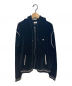 CELINEセリーヌ）の古着「Triomphe Hooded Sweatshirt / Velvet Jersey」｜ブラック