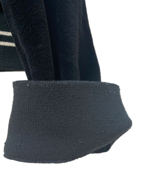 CELINE（セリーヌ）CELINE (セリーヌ) Triomphe Hooded Sweatshirt / Velvet Jersey ブラック サイズ:XLの古着・服飾アイテム