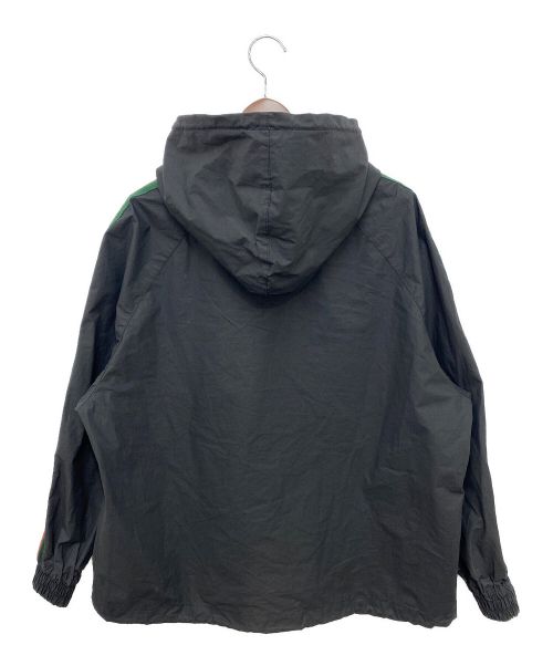 GUCCI（グッチ）GUCCI (グッチ) アノラックパーカー ブラック サイズ:46の古着・服飾アイテム