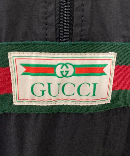 GUCCI（グッチ）GUCCI (グッチ) アノラックパーカー ブラック サイズ:46の古着・服飾アイテム