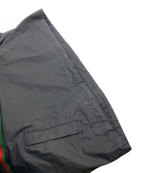 GUCCI（グッチ）GUCCI (グッチ) アノラックパーカー ブラック サイズ:46の古着・服飾アイテム