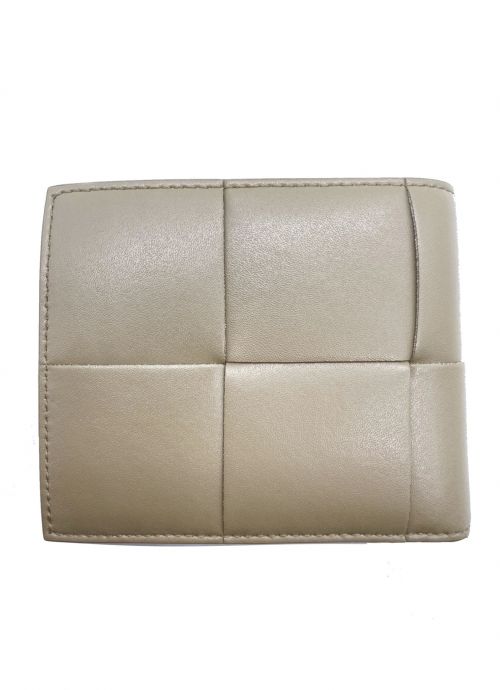 BOTTEGA VENETA（ボッテガベネタ）BOTTEGA VENETA (ボッテガベネタ) マキシイントレチャート ウォレット グレージュ サイズ:-の古着・服飾アイテム