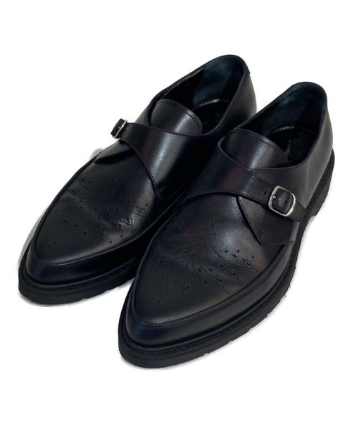 CELINE（セリーヌ）CELINE (セリーヌ) buckle creeper ブラック サイズ:42の古着・服飾アイテム