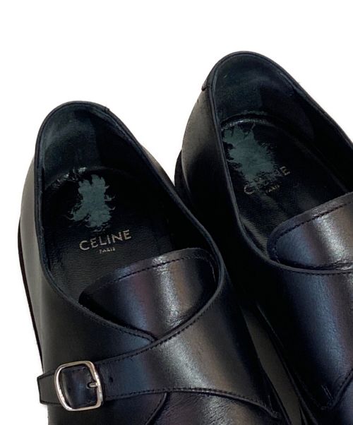 CELINE（セリーヌ）CELINE (セリーヌ) buckle creeper ブラック サイズ:42の古着・服飾アイテム