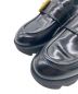 PRADA (プラダ) バックルベルトプラットフォームローファー ブラック サイズ:36 1/2：34800円