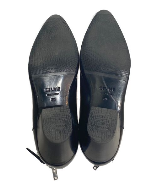 CELINE（セリーヌ）CELINE (セリーヌ) 19SS JACNO 6cm heel back zipped boots ブラック サイズ:39の古着・服飾アイテム
