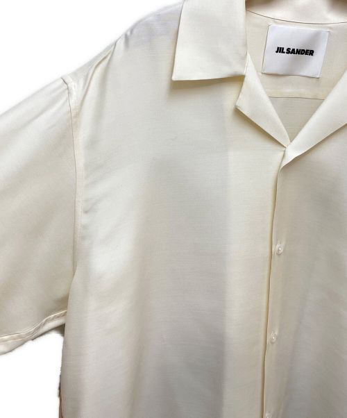 JIL SANDER（ジルサンダー）JIL SANDER (ジルサンダー) BISON オーバーサイズシャツ アイボリー サイズ:40の古着・服飾アイテム