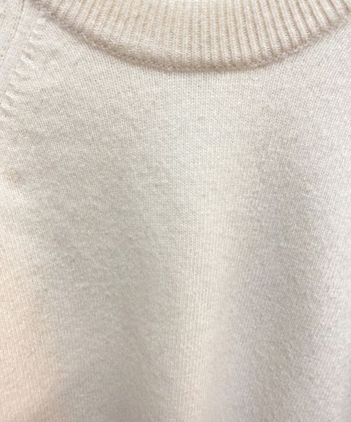 JIL SANDER（ジルサンダー）JIL SANDER (ジルサンダー) クルーネックニット アイボリー サイズ:46の古着・服飾アイテム