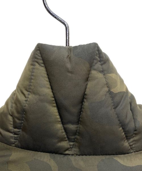 MONCLER（モンクレール）MONCLER (モンクレール) 切替ダウンジャケット オリーブ サイズ:2の古着・服飾アイテム
