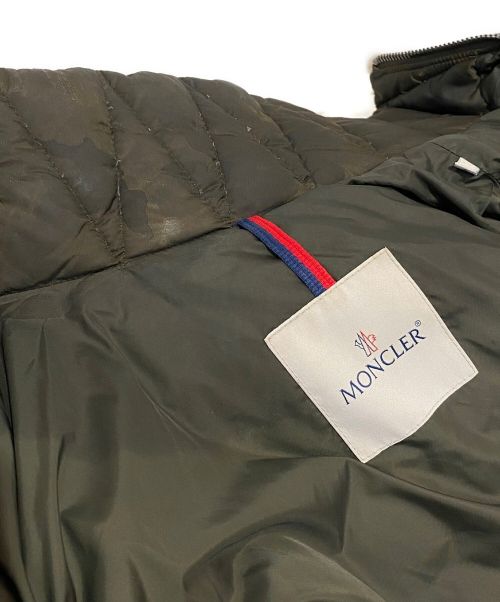 MONCLER（モンクレール）MONCLER (モンクレール) 切替ダウンジャケット オリーブ サイズ:2の古着・服飾アイテム