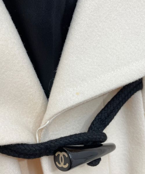 CHANEL（シャネル）CHANEL (シャネル) ダッフルコート アイボリー サイズ:38の古着・服飾アイテム