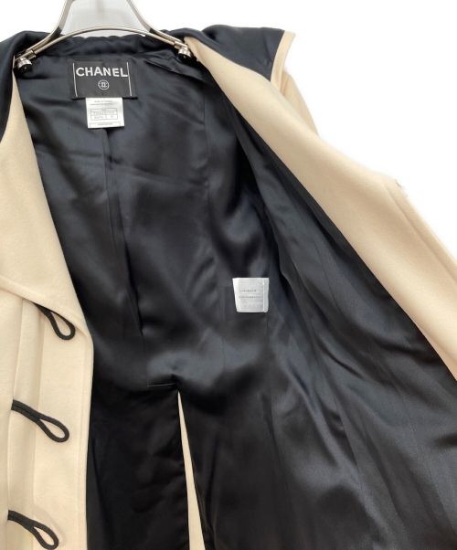CHANEL（シャネル）CHANEL (シャネル) ダッフルコート アイボリー サイズ:38の古着・服飾アイテム