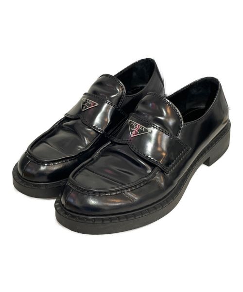 PRADA（プラダ）PRADA (プラダ) 22SS ローファー ブラック サイズ:10の古着・服飾アイテム