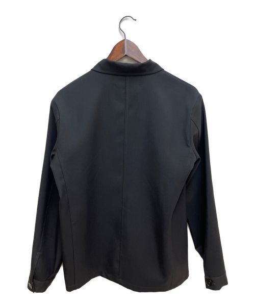 JIL SANDER（ジルサンダー）JIL SANDER (ジルサンダー) ウールギャバジンシャツ ブラック サイズ:39の古着・服飾アイテム