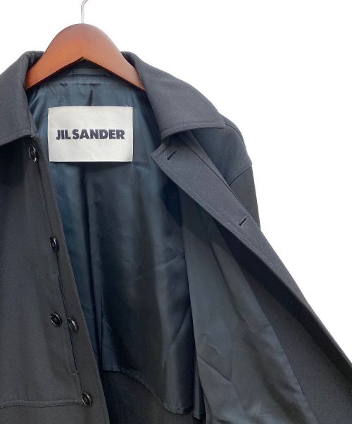 JIL SANDER（ジルサンダー）JIL SANDER (ジルサンダー) シャツジャケット ブラック サイズ:44の古着・服飾アイテム