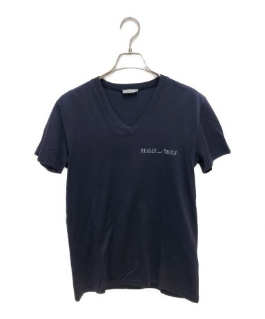 中古・古着通販】Dior (ディオール) VネックTシャツ ネイビー サイズ:S