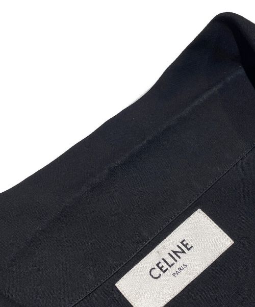 CELINE（セリーヌ）CELINE (セリーヌ) 21SS ボウリングシャツ ブラック サイズ:39の古着・服飾アイテム